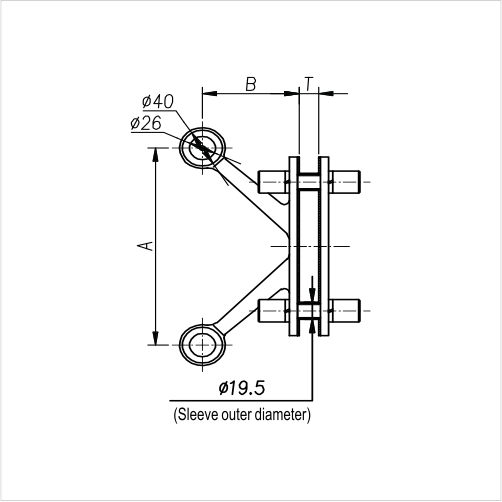 Spider Fittings - L200A25